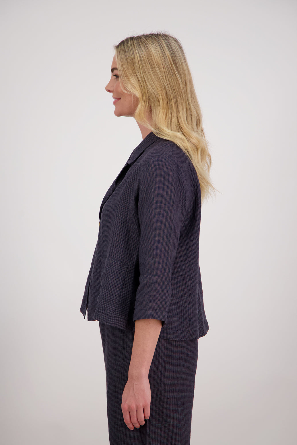 Briarwood Jemima Linen Jacket - Black