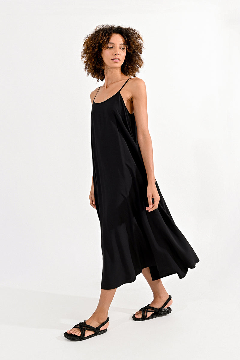 Molly Bracken Flare Dress - Black