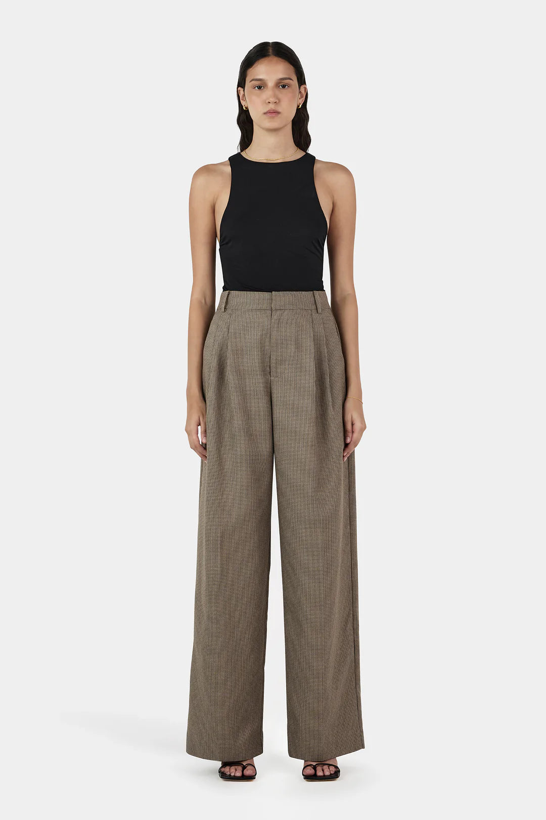 Hansel & Gretel Hamilton Suit Pant - Chestnut Check