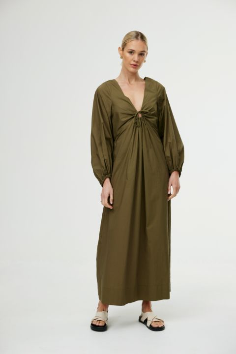 Kinney Marais Dress - Khaki