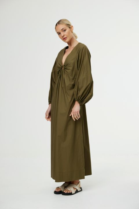 Kinney Marais Dress - Khaki