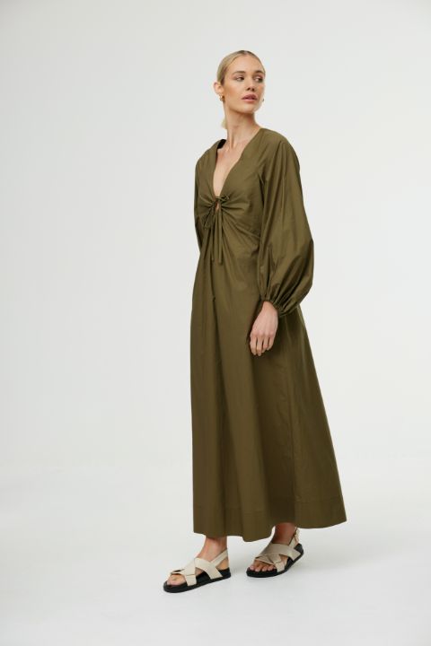 Kinney Marais Dress - Khaki