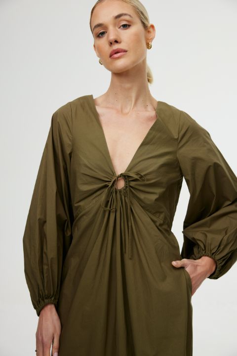 Kinney Marais Dress - Khaki