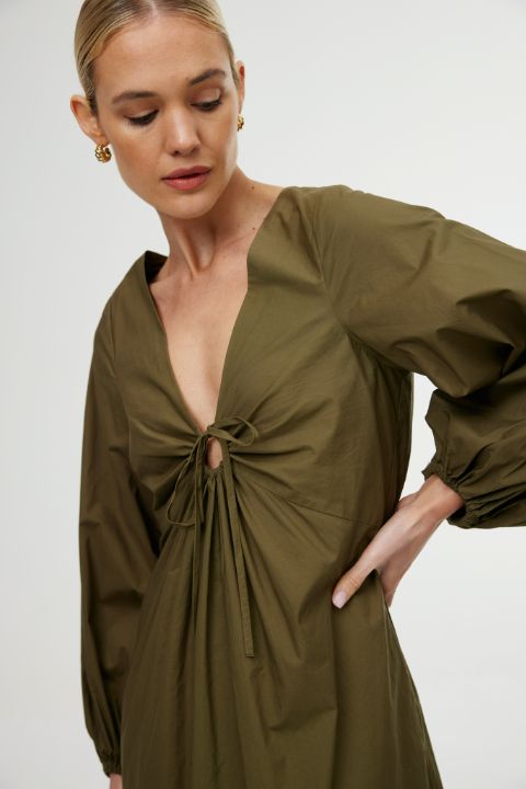 Kinney Marais Dress - Khaki