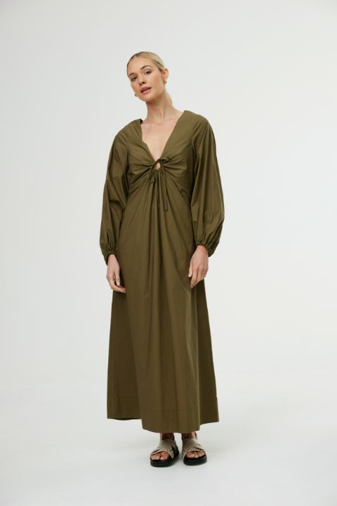 Kinney Marais Dress - Khaki