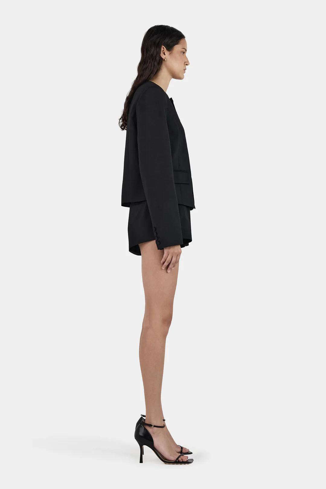 Millard Cropped Jacket - Black