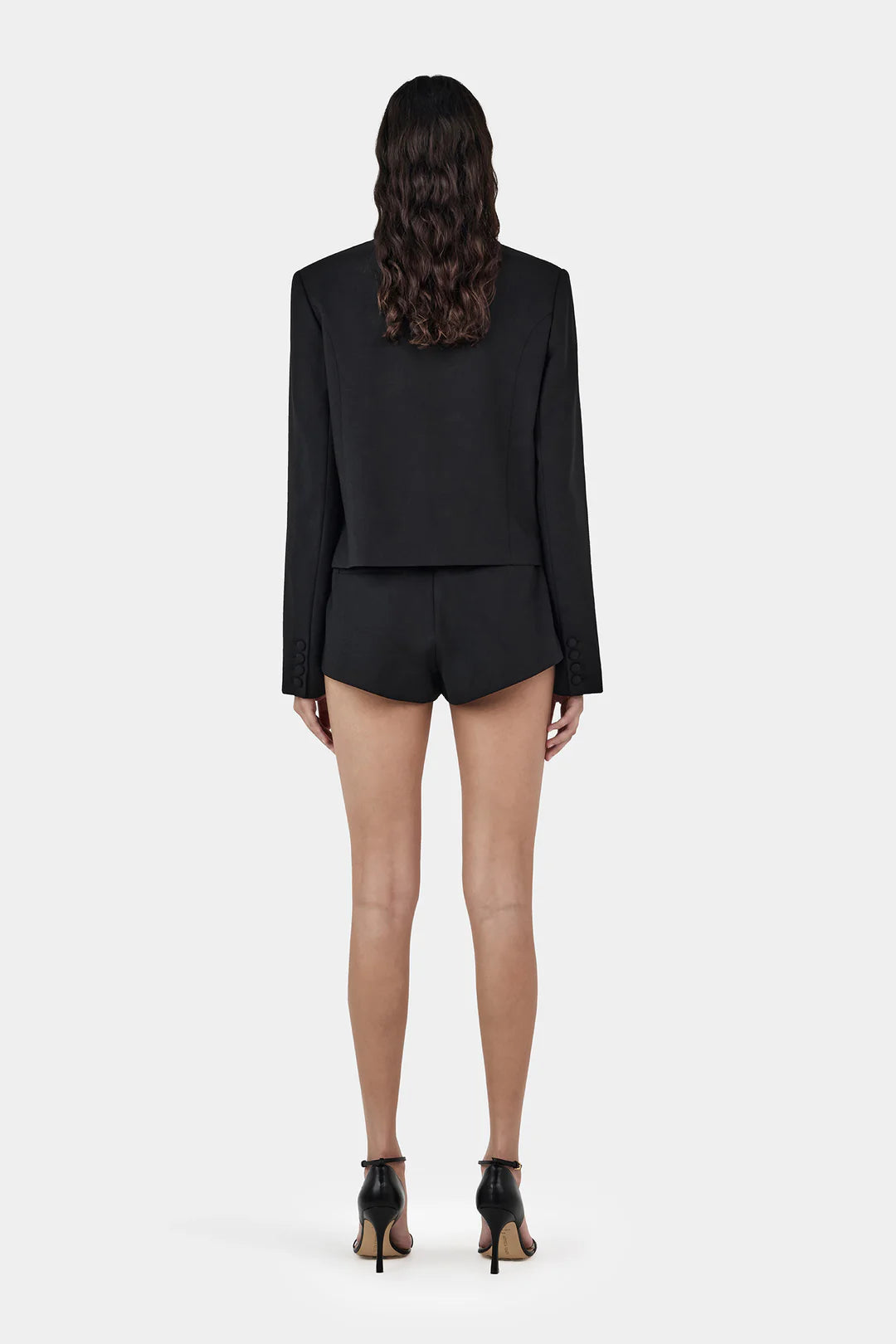 Millard Cropped Jacket - Black