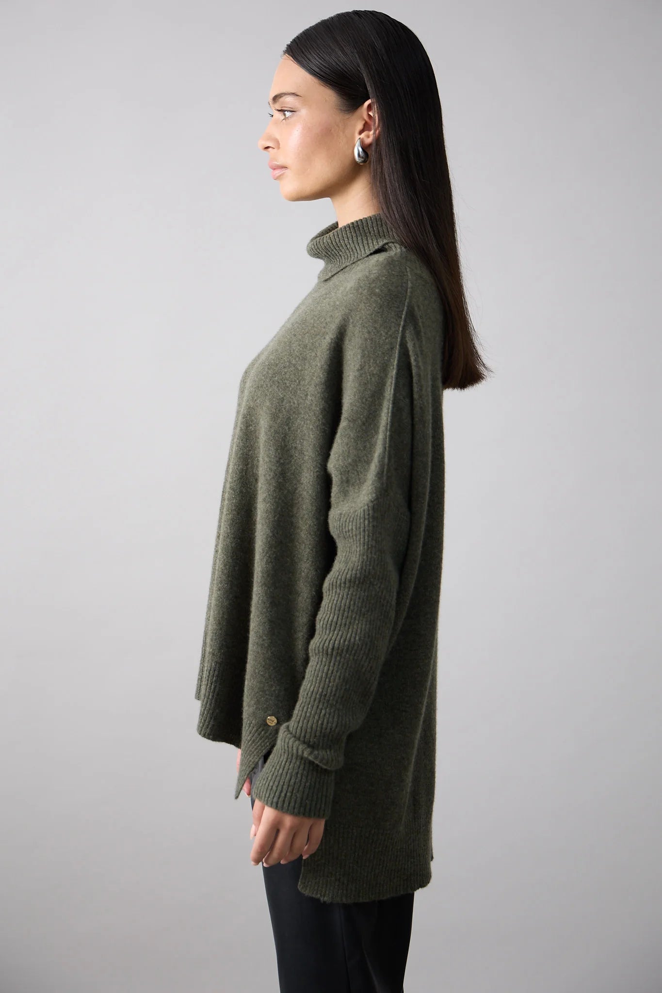 Mia Fratino Gigi Step Rollneck - Military Green