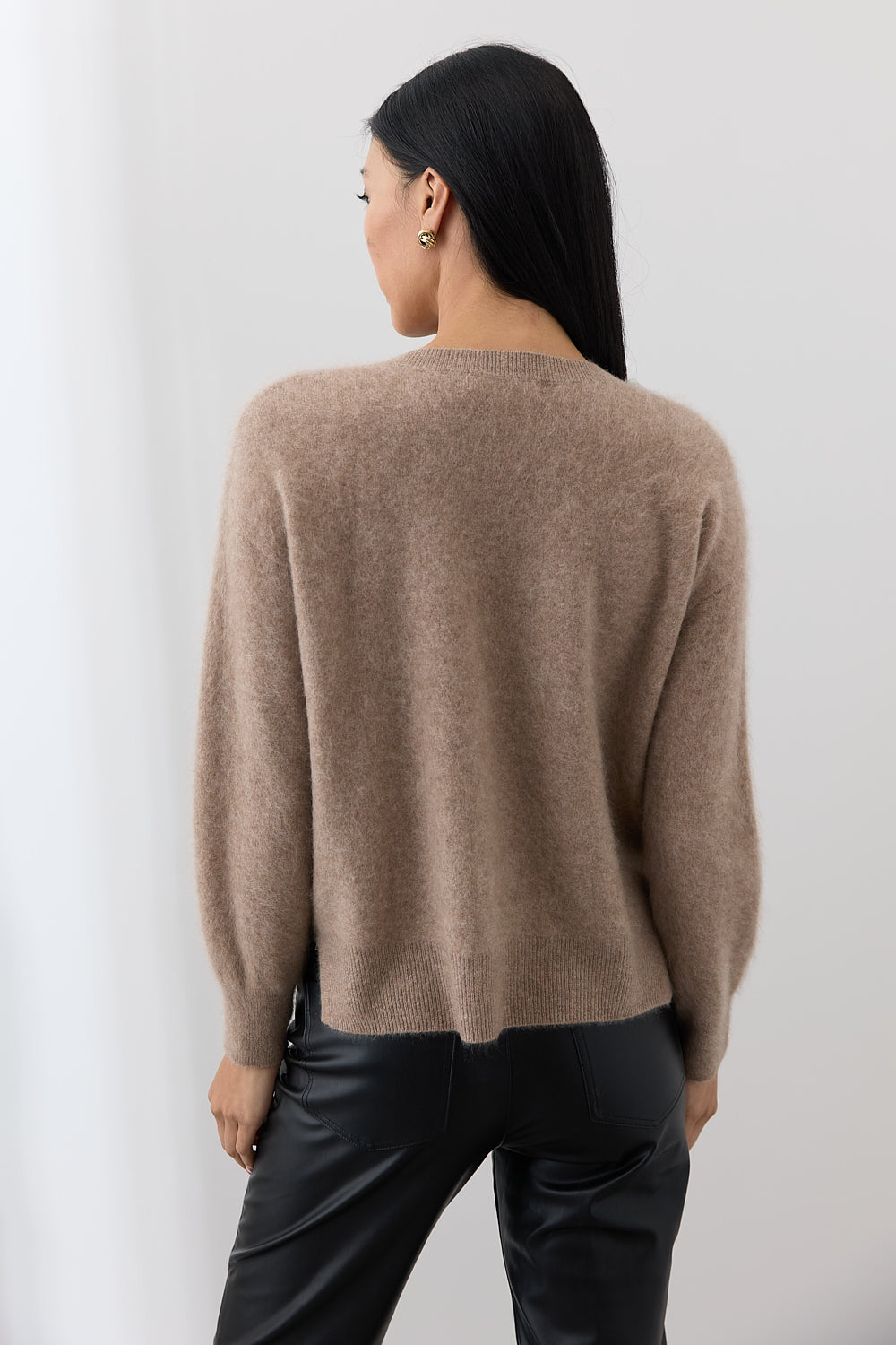 Mia Fratino Cashmere Cyra Sweater - Biscuit