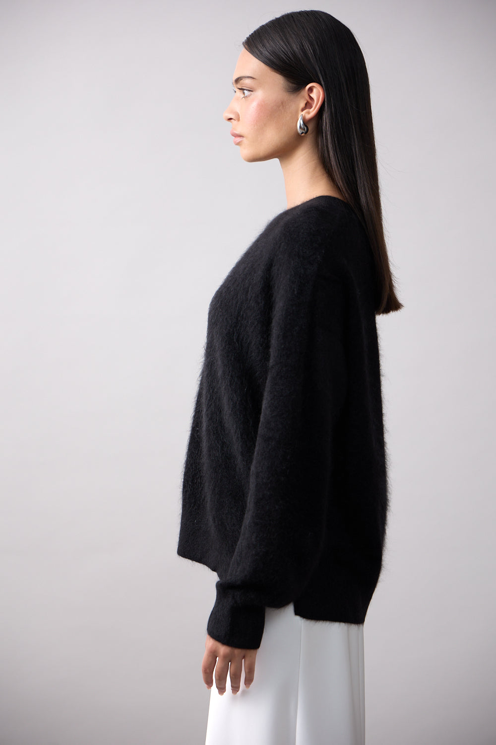 Mia Fratino Cashmere Cyra Sweater - Jet