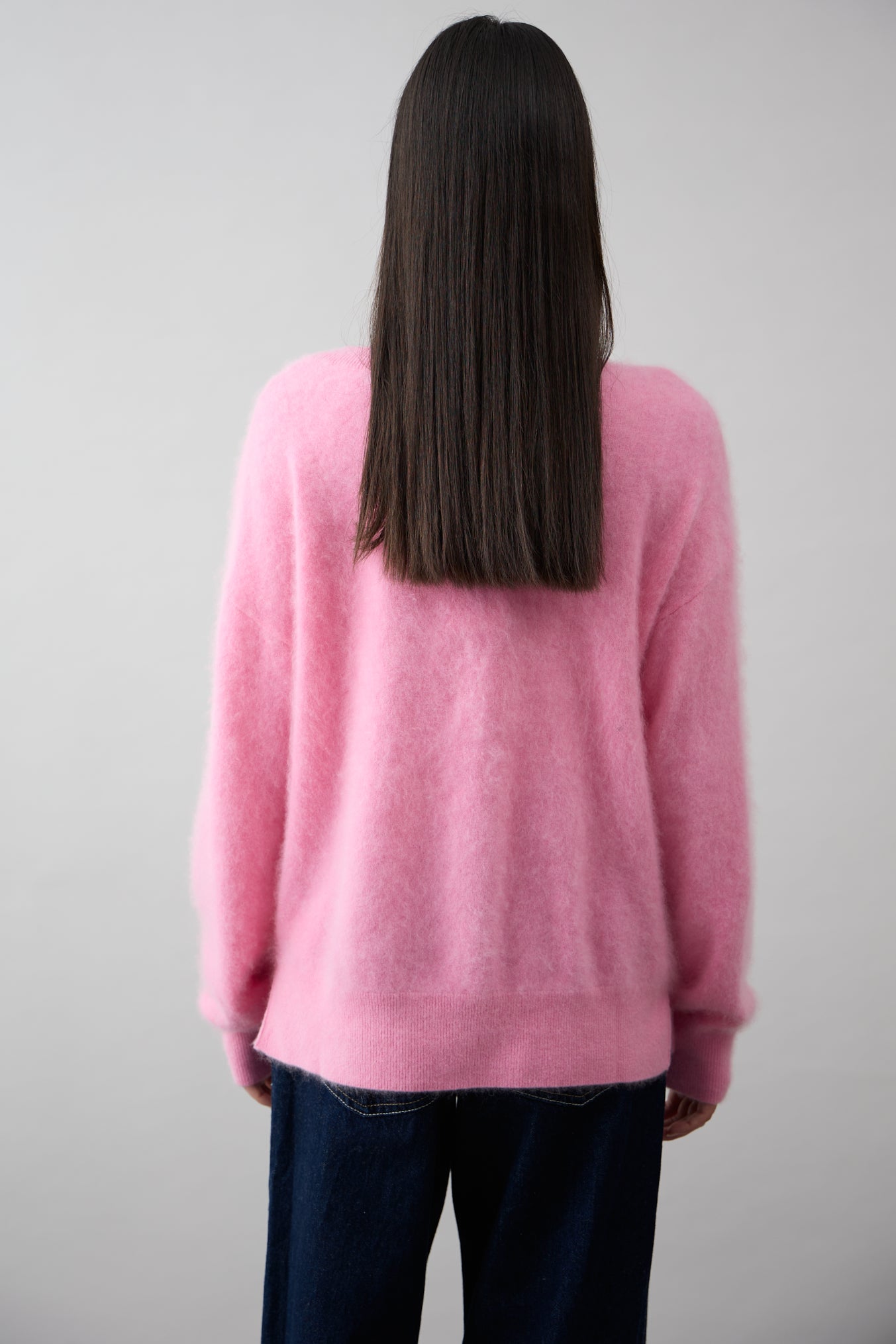 Mia Fratino Cashmere Cyra Sweater - Strawberry Ice