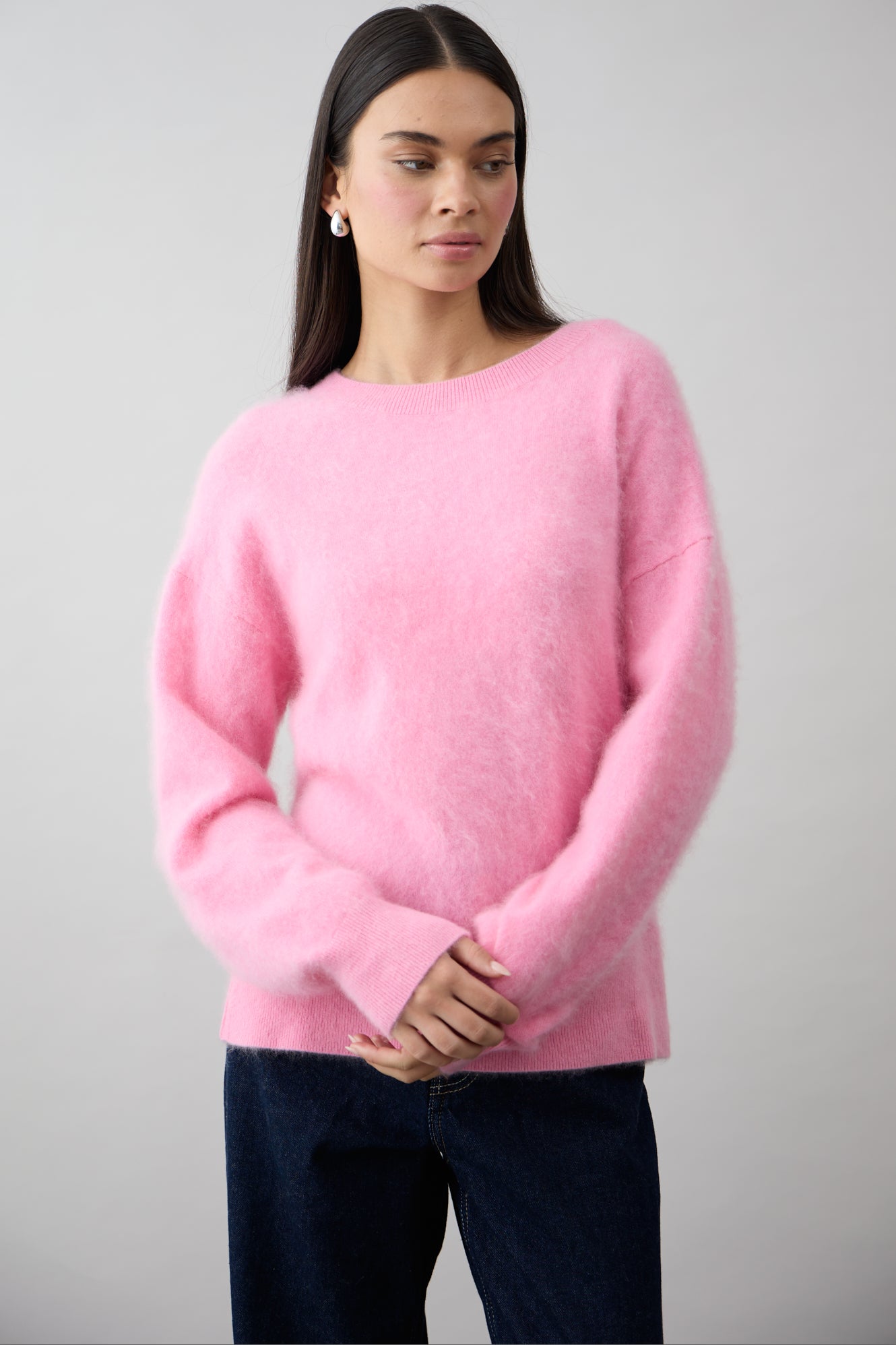 Mia Fratino Cashmere Cyra Sweater - Strawberry Ice