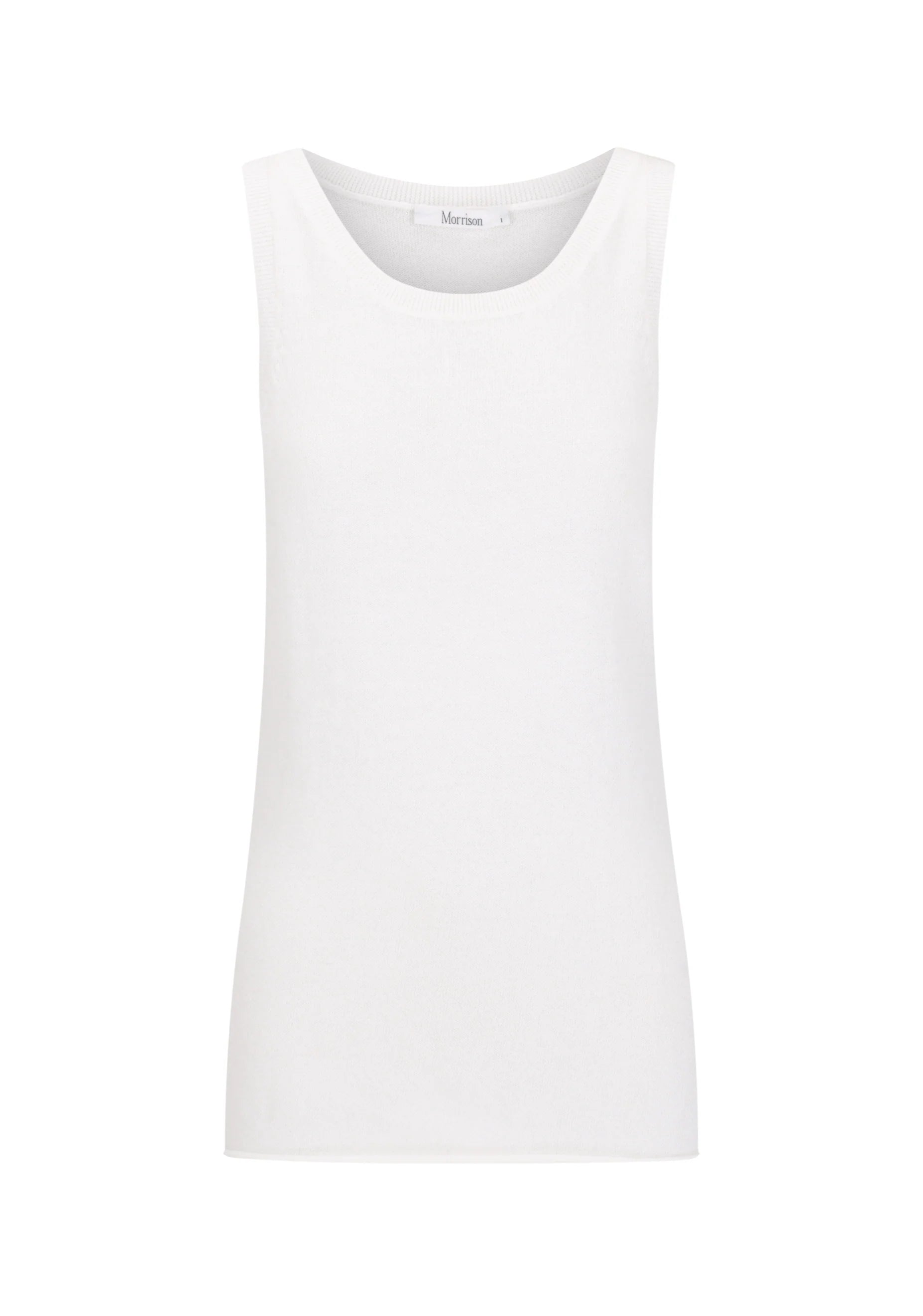 Morrison Aston Knit Tank - White