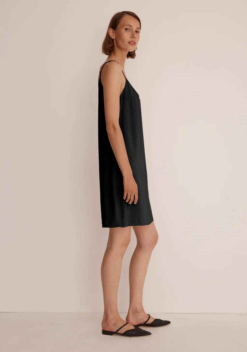 Morrison Oden Slip Dress - Black