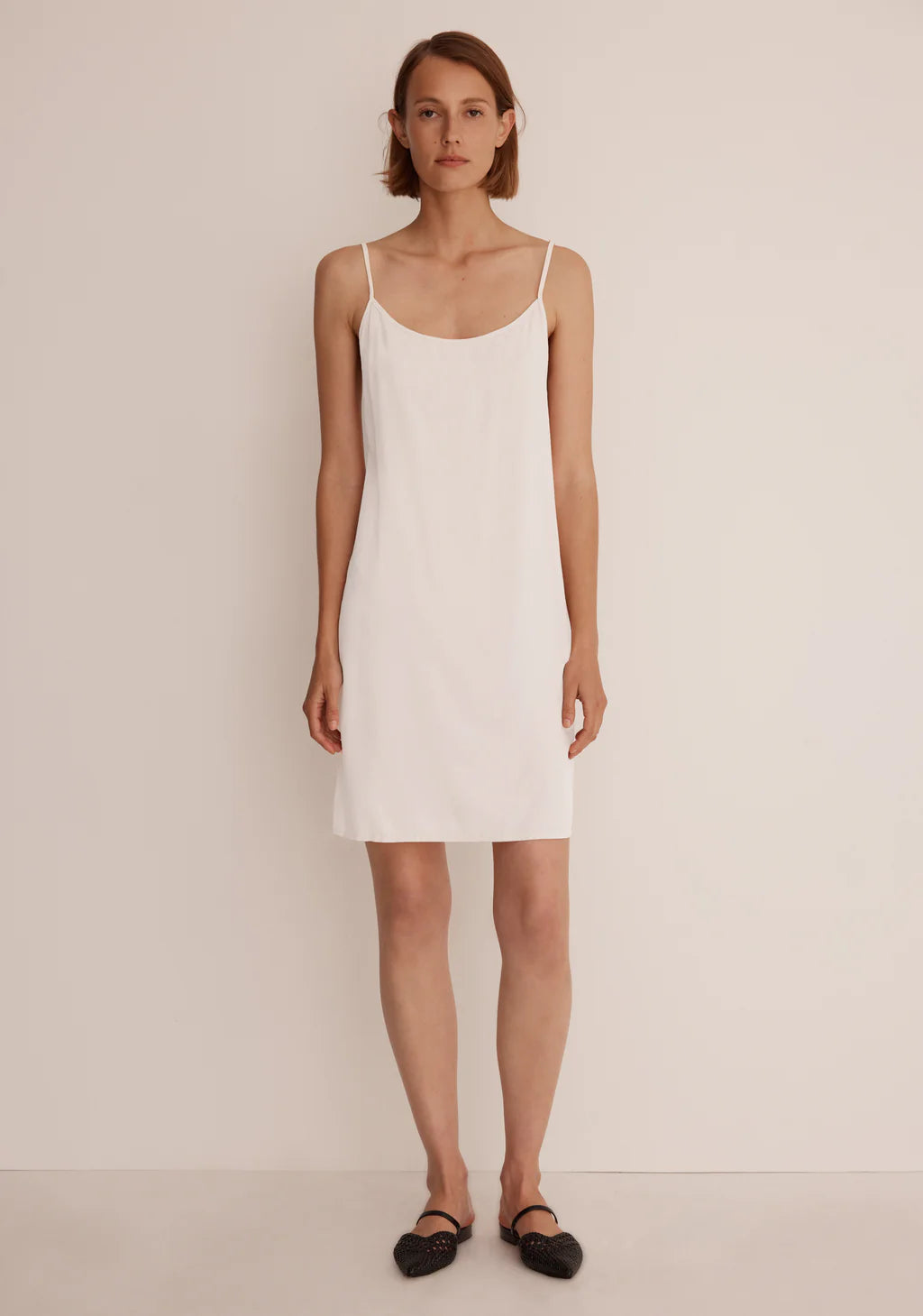 Morrison Oden Slip Dress - White