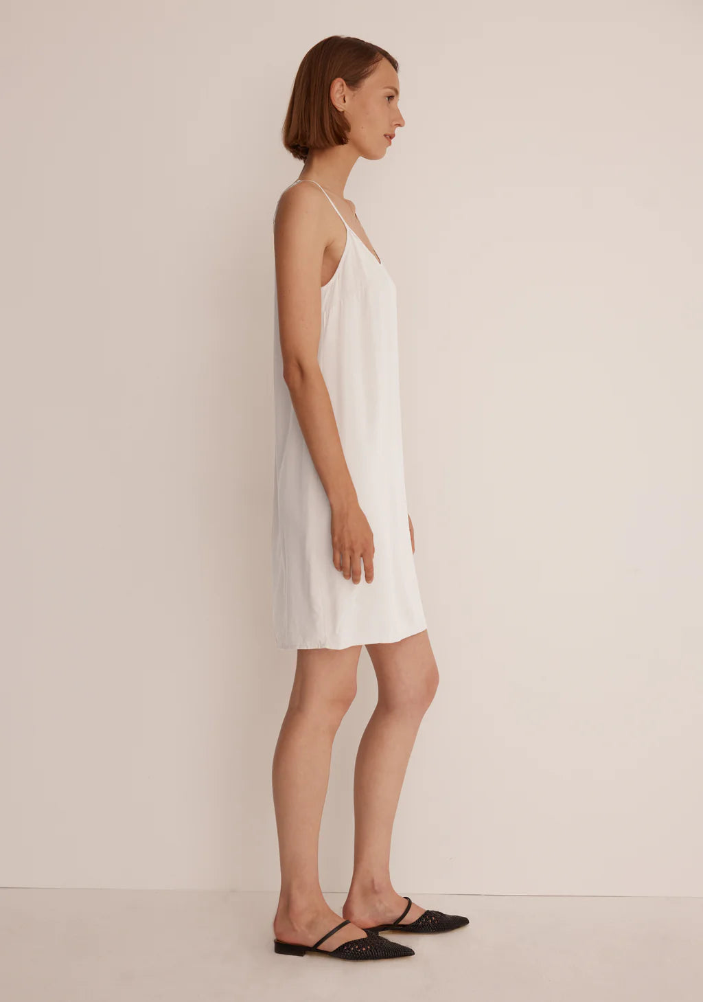 Morrison Oden Slip Dress - White