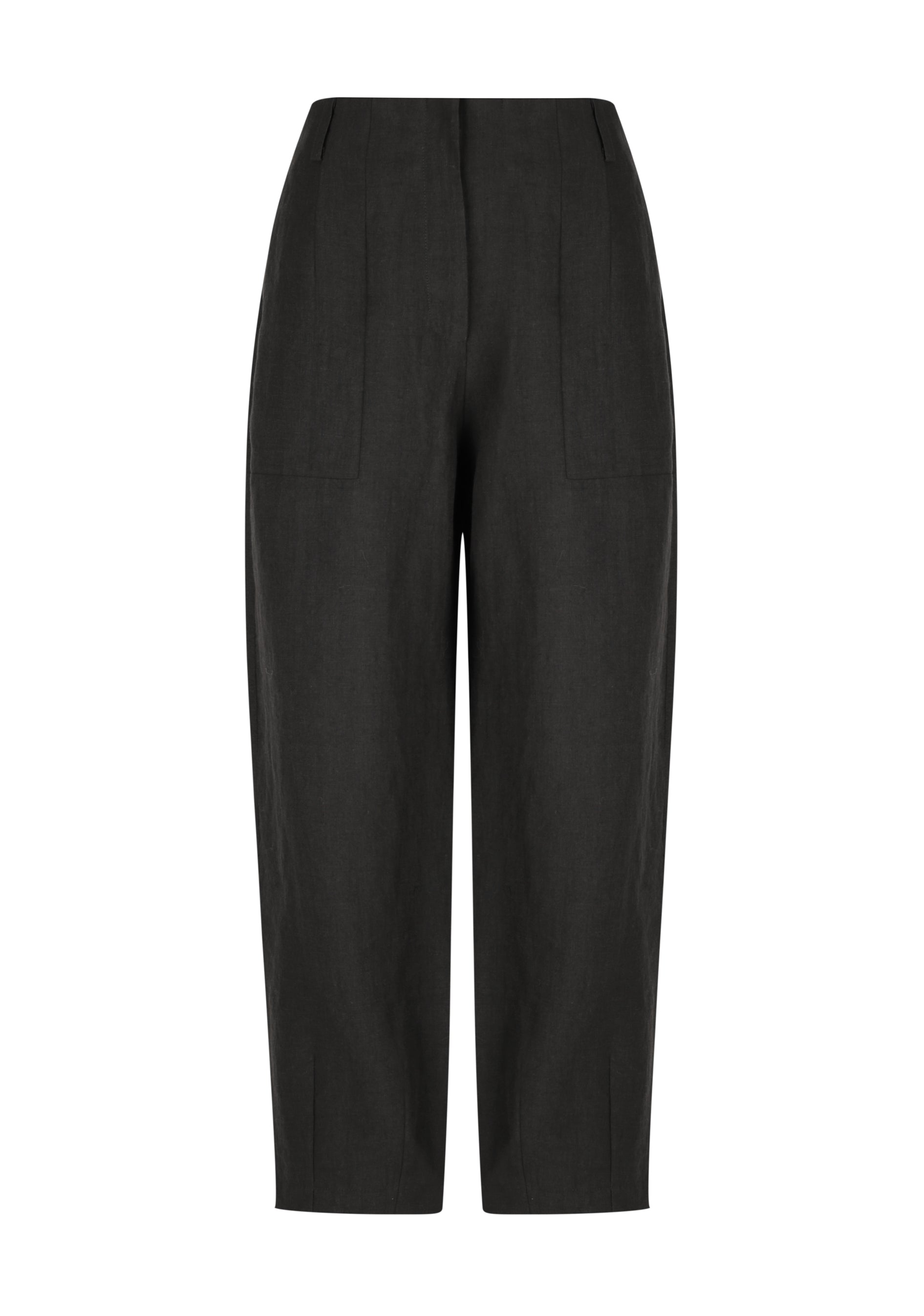 Morrison Henley Linen Pant - Black