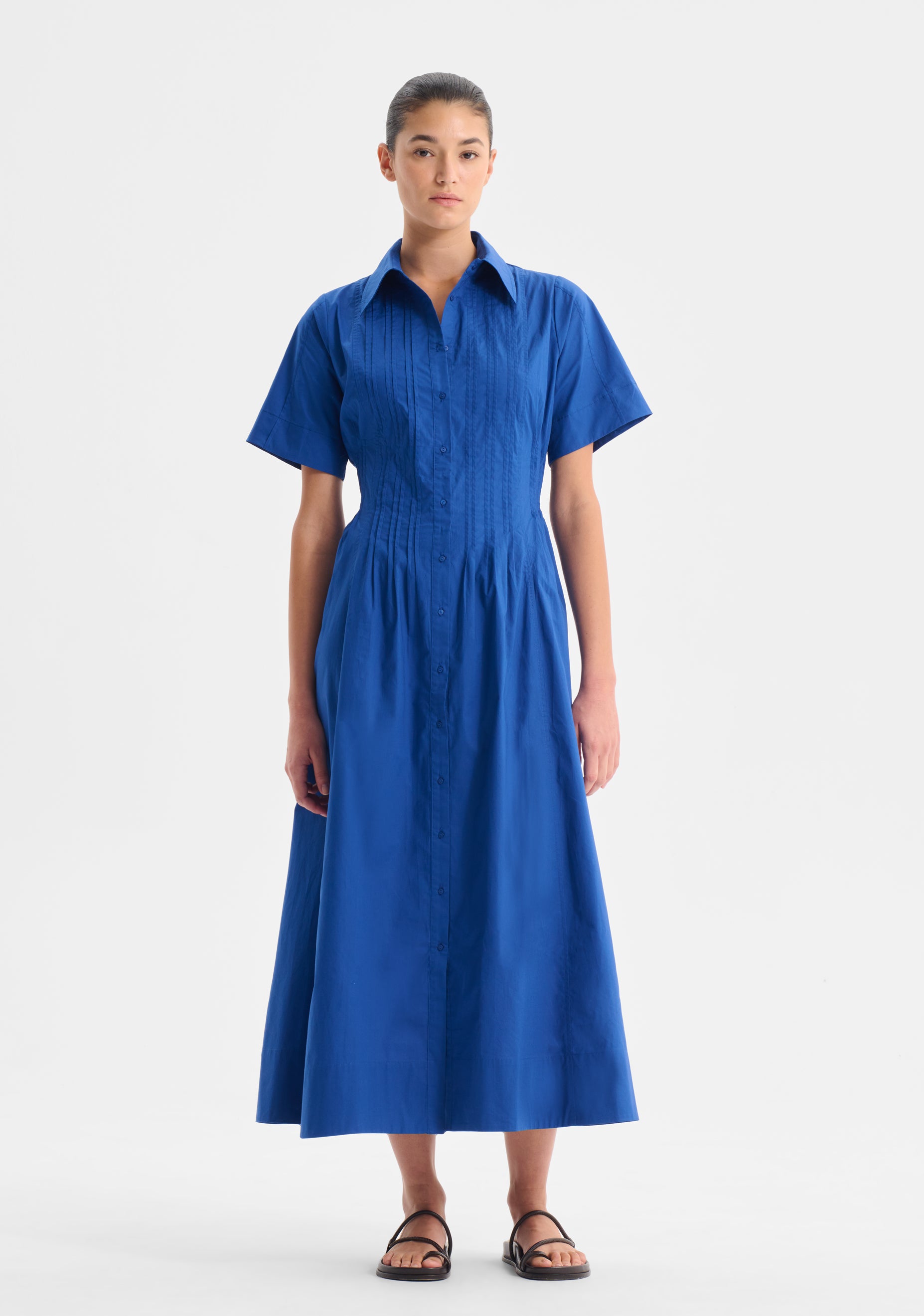 Morrison Arabella Shirt Dress - Cobalt