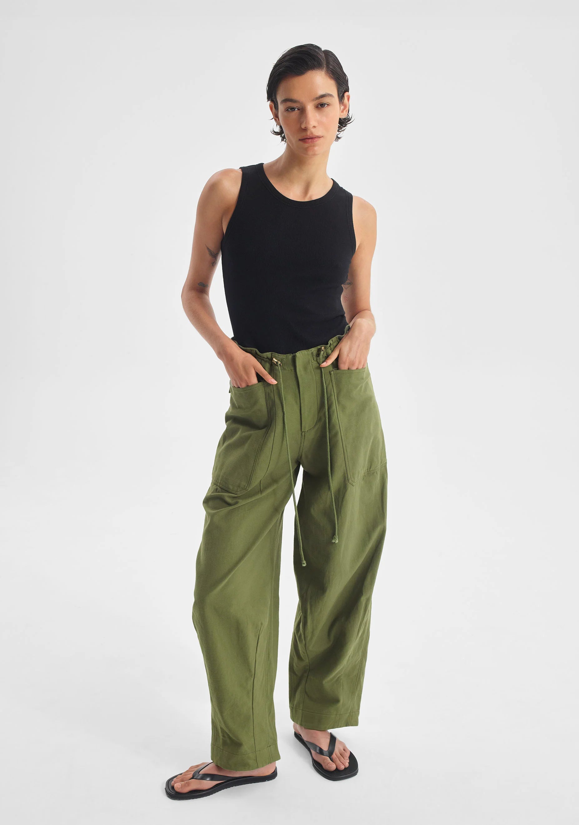 Charlie Cargo Pant - Khaki