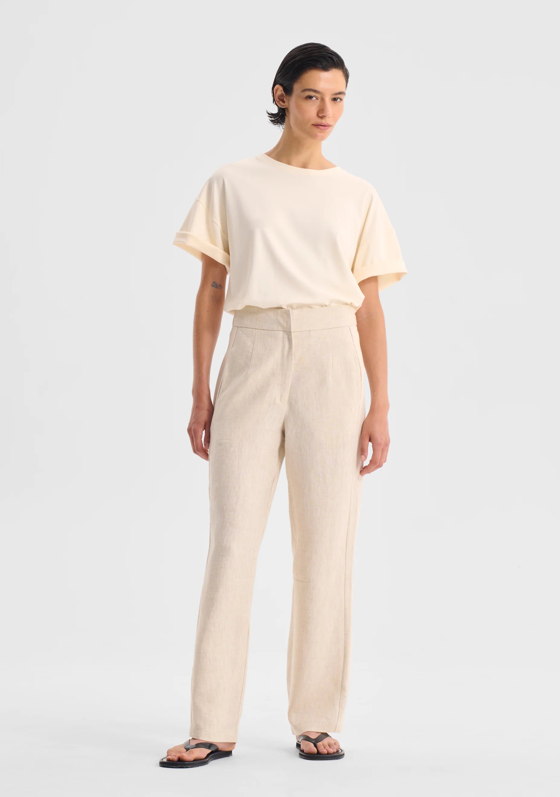 Morrison Jackson Linen Pant - Natural