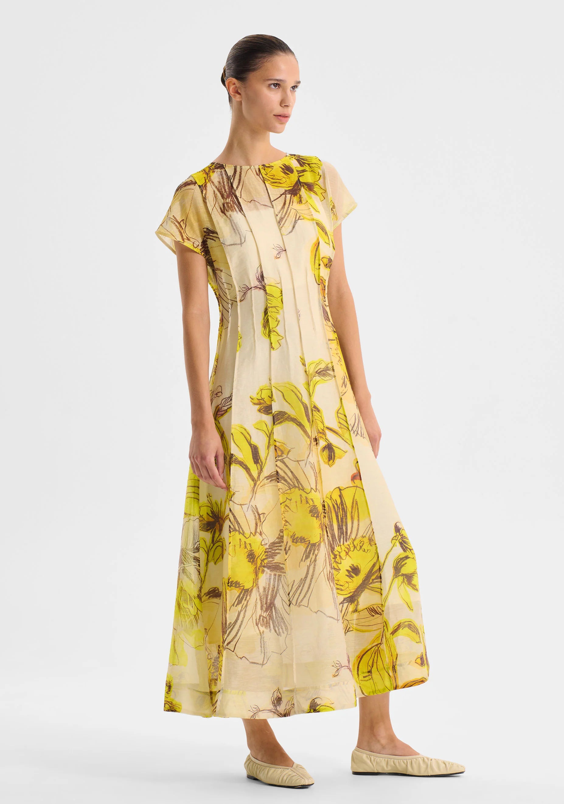 Mae Dress - Lemon