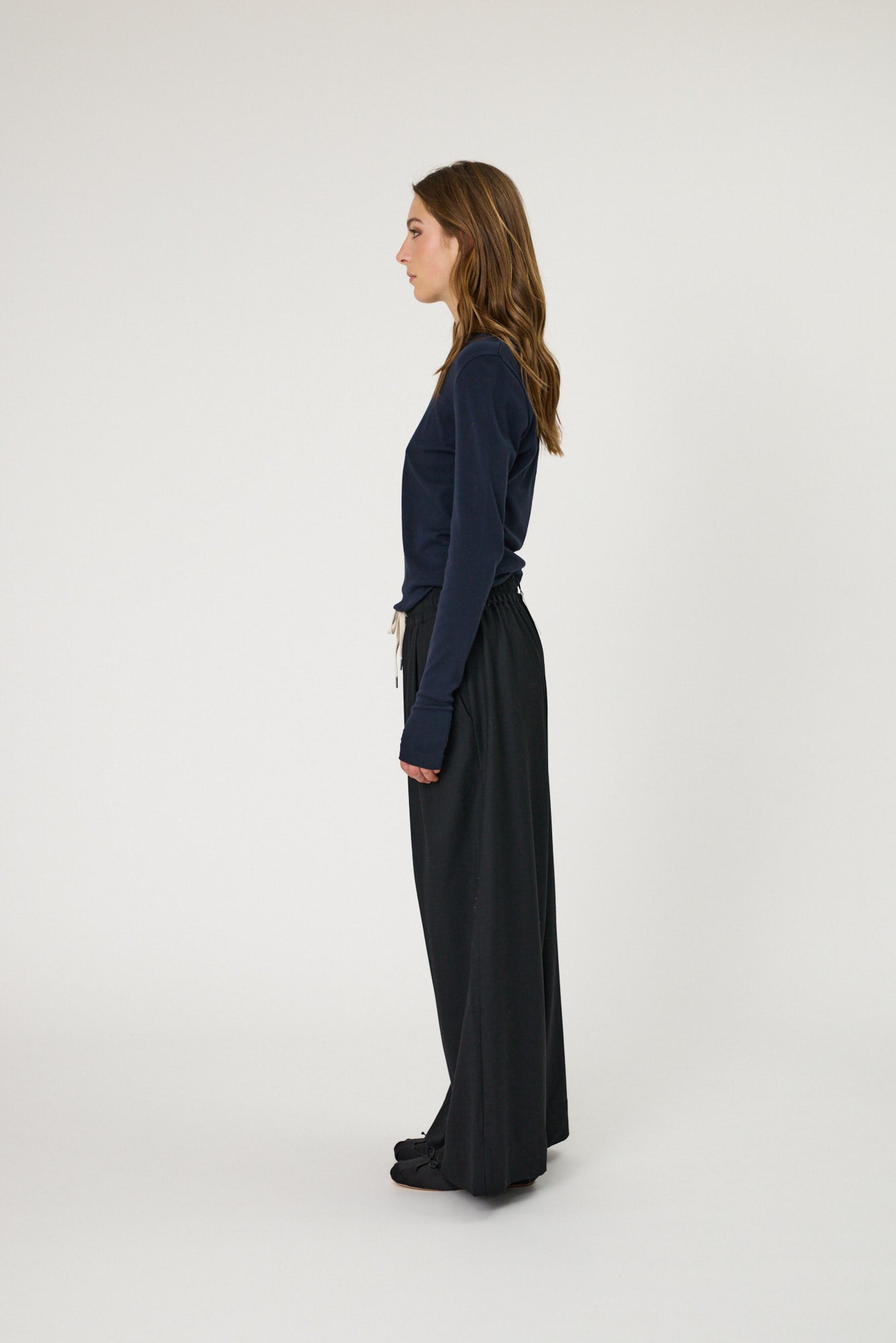 Denver Long Sleeve Top - Indigo