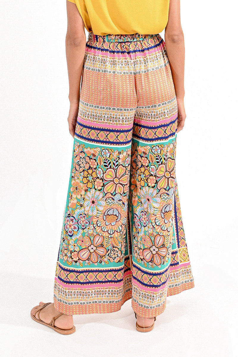 Molly Bracken Palazzo Pants - Multicolor