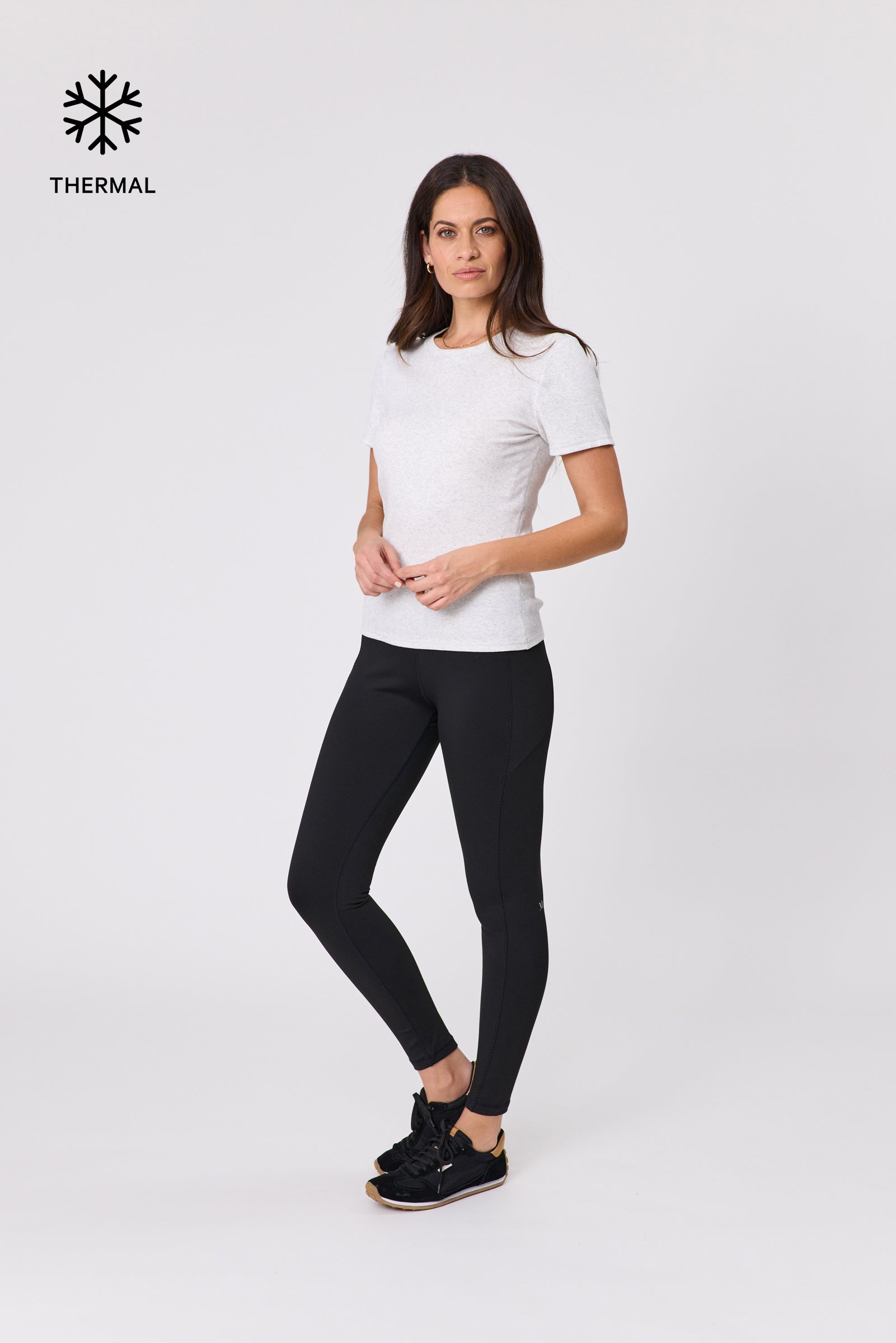 Marlow Thermal Pace Full Legging - Black