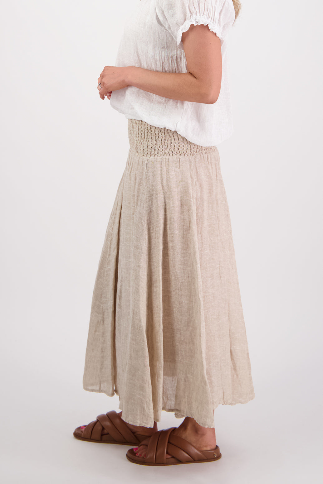 Briarwood Parson Skirt - Natural