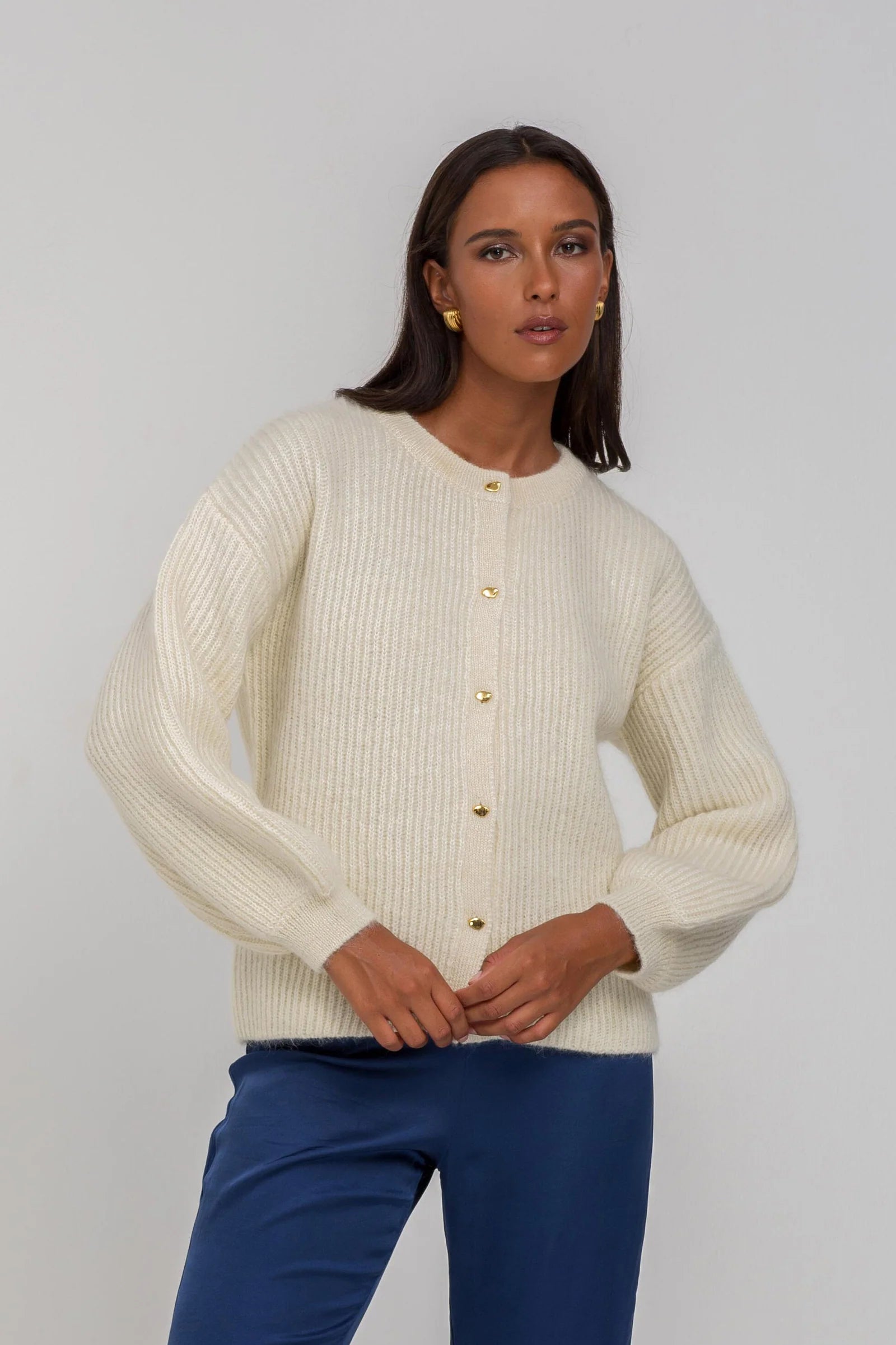 Blak Party in a Cardi - Ivory