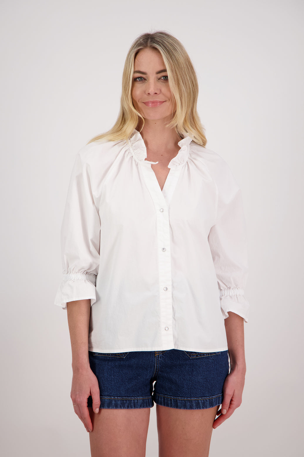 Briarwood Patty Top - White