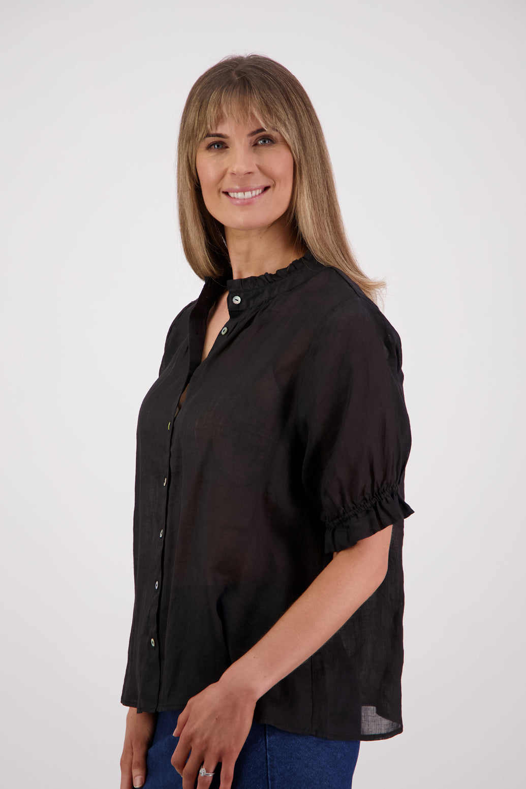 Briarwood Pearly Top - Black
