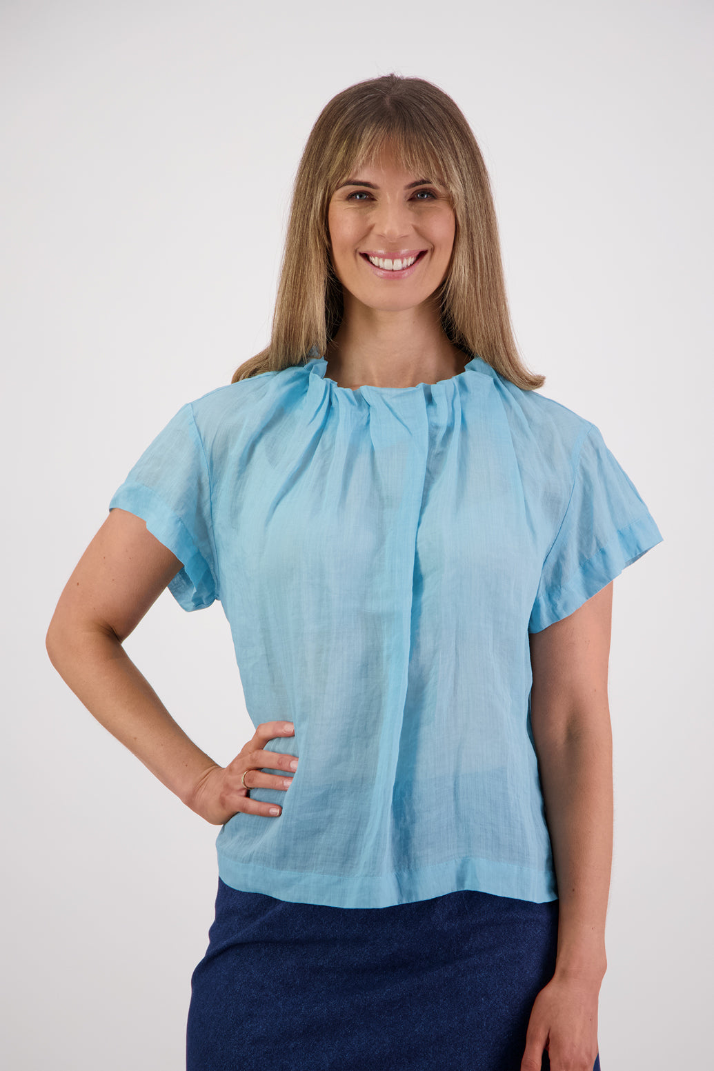 Briarwood Pia Top - Aqua