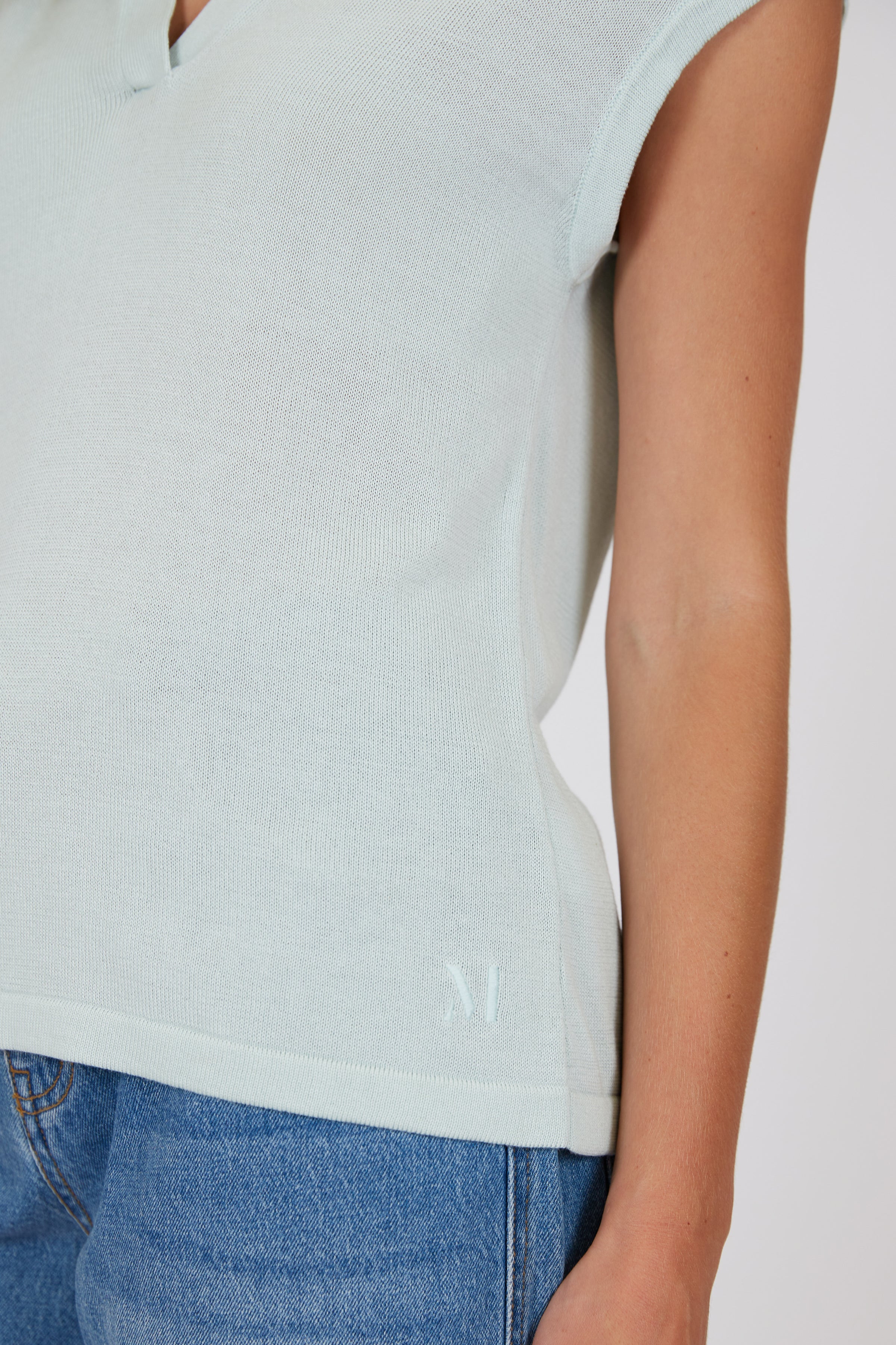 Prima Knit Top - Glacier