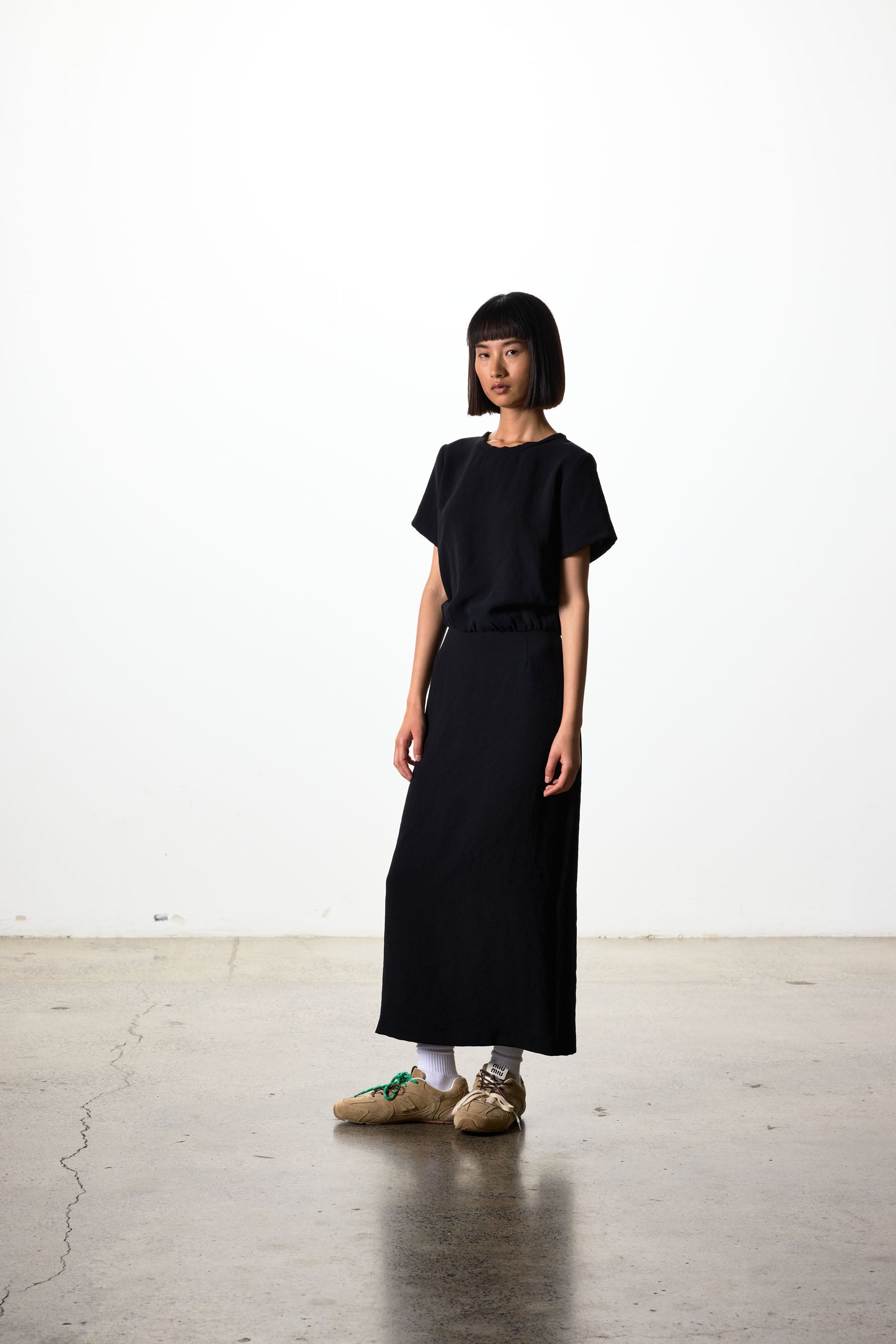 Ricochet File Dress - Black