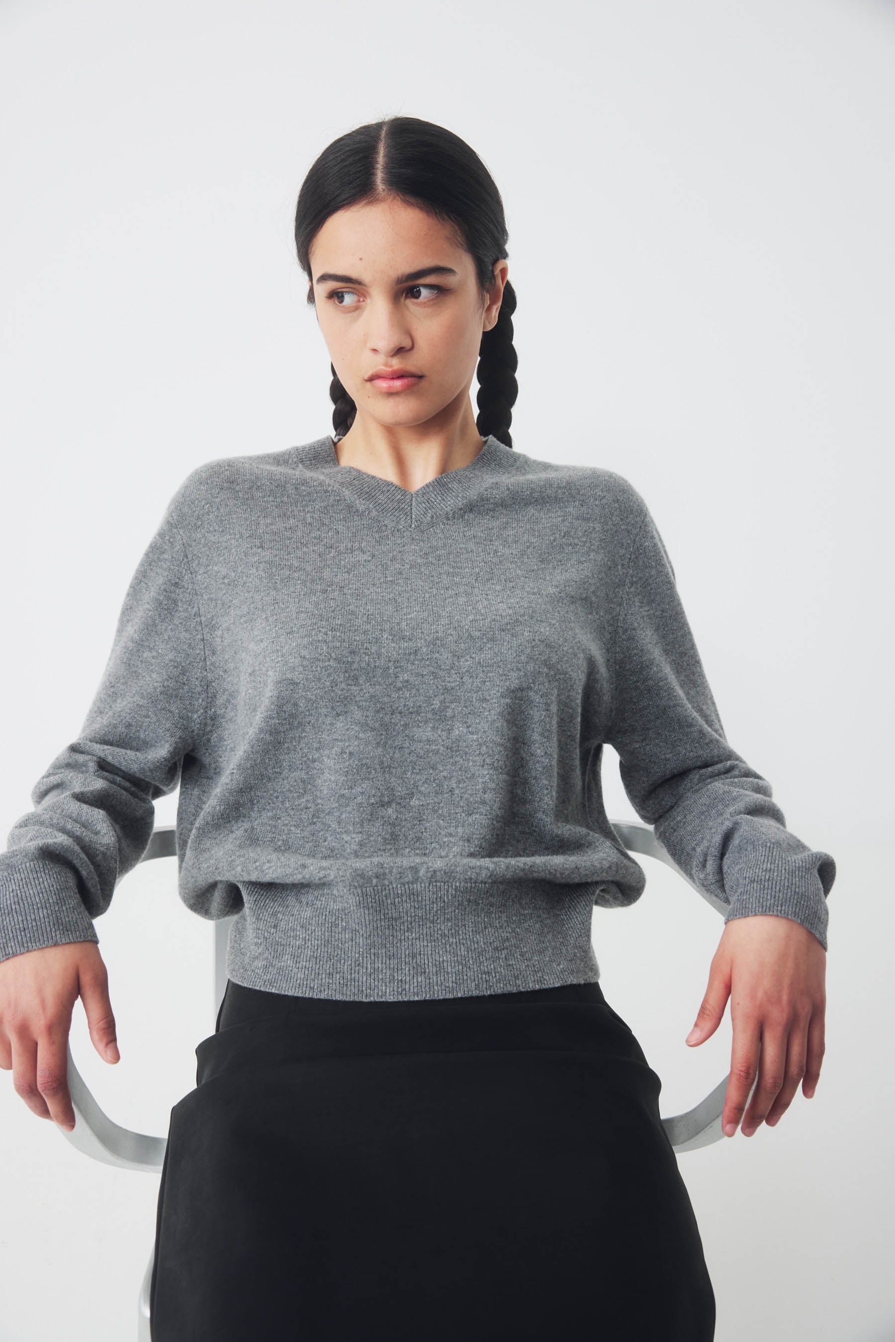 Ricochet Amina Jumper - Grey