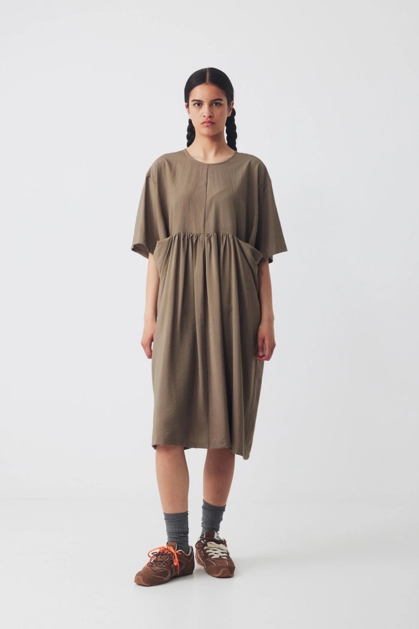 Ricochet Heather Dress - Tobacco