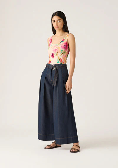 Mos the Label Cleo Denim Wide Leg Pant