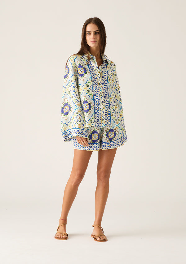 Mos the Label Filipa Shirt - Filipa Print