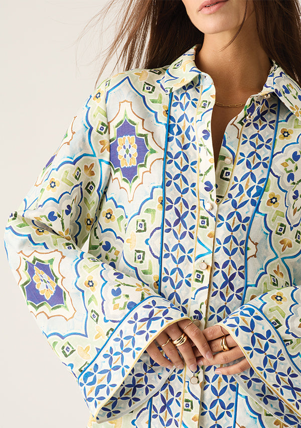 Mos the Label Filipa Shirt - Filipa Print