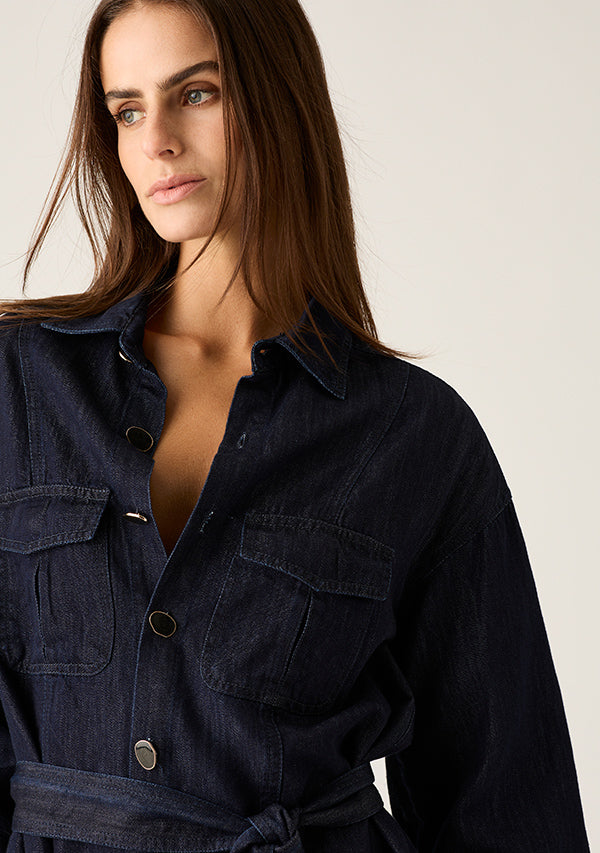 Mos the Label - Ana Denim Shirt Mini Dress