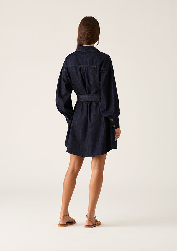 Mos the Label - Ana Denim Shirt Mini Dress