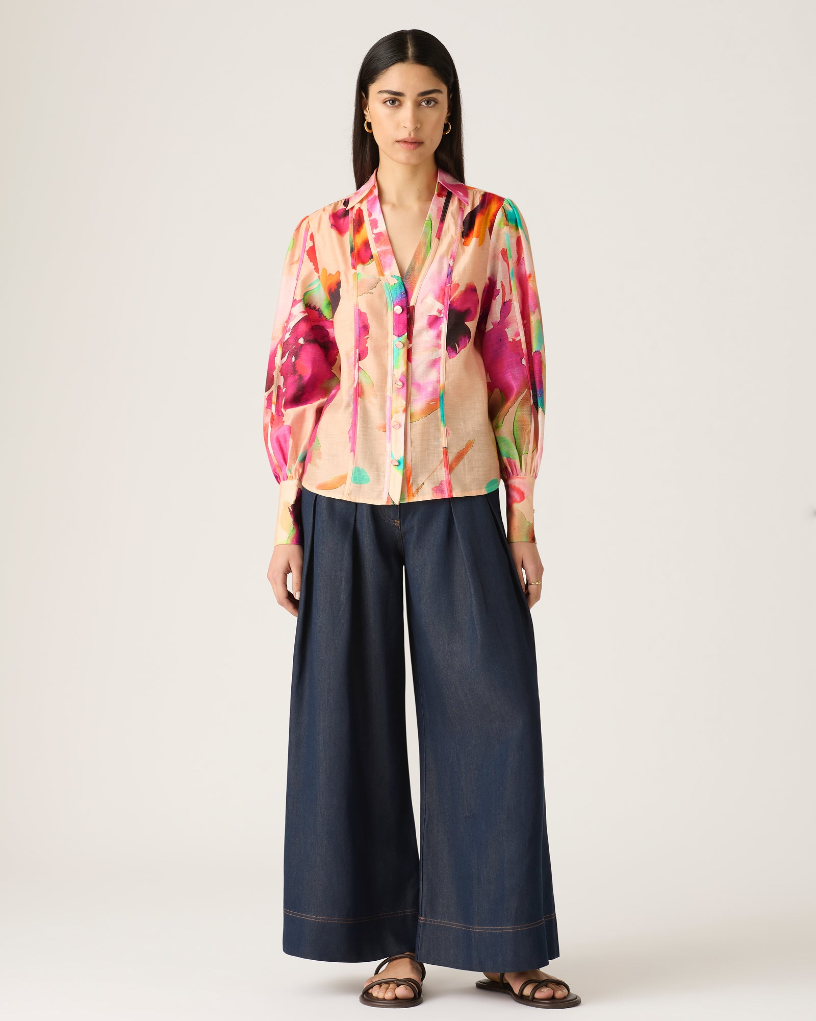 Mos the Label Stella Blouse - Watercolour