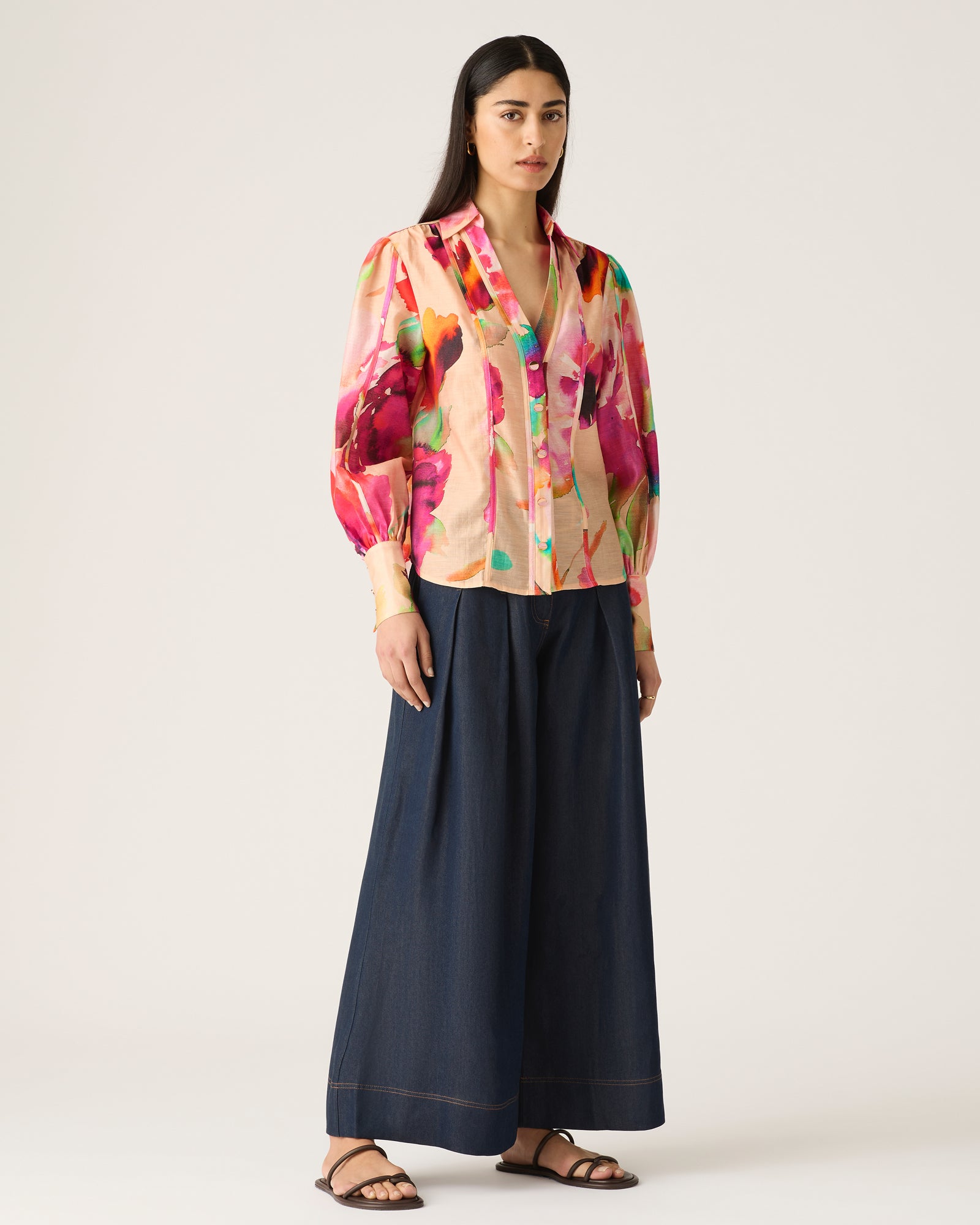 Mos the Label Stella Blouse - Watercolour