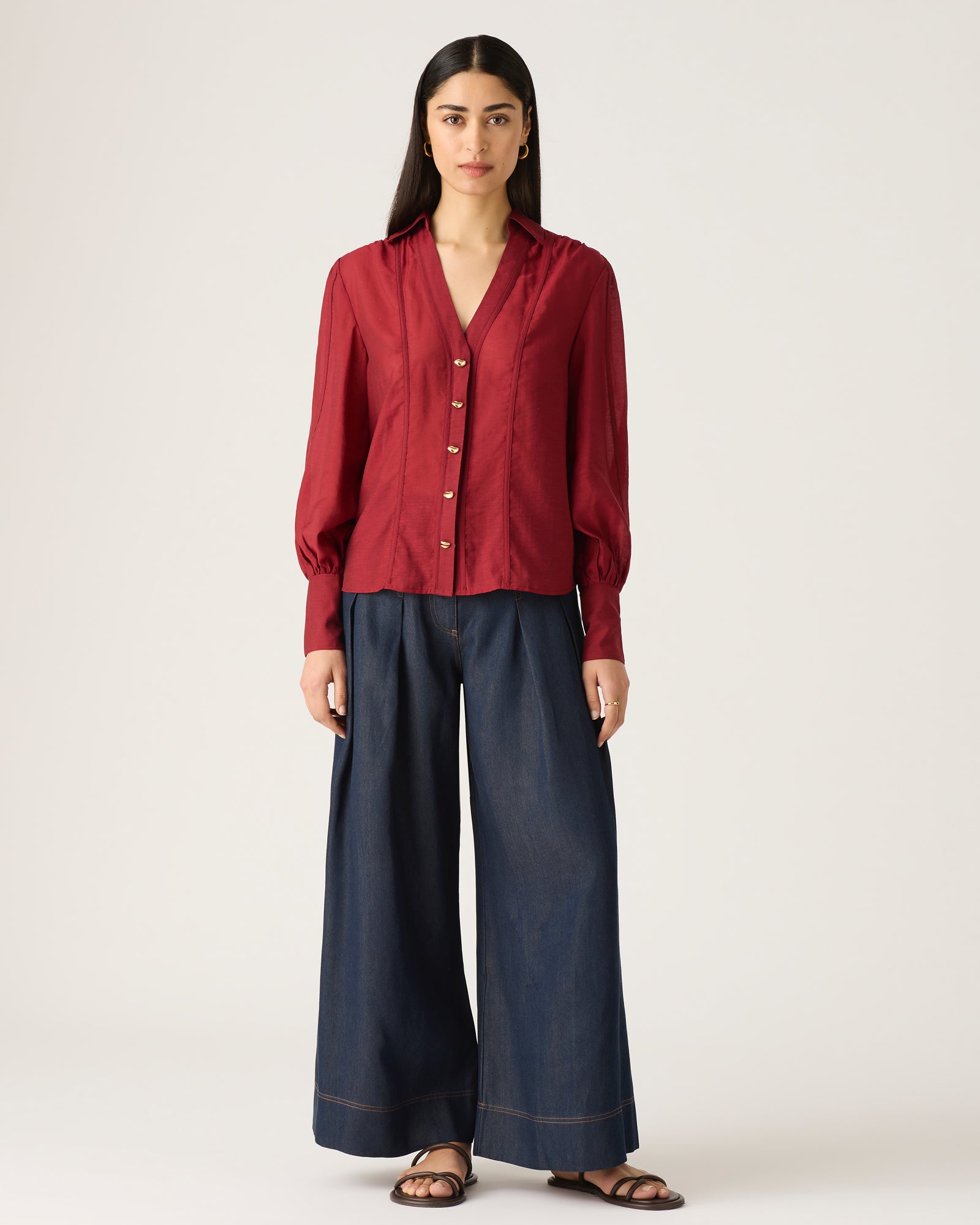 Mos the Label Astra Blouse - Wine