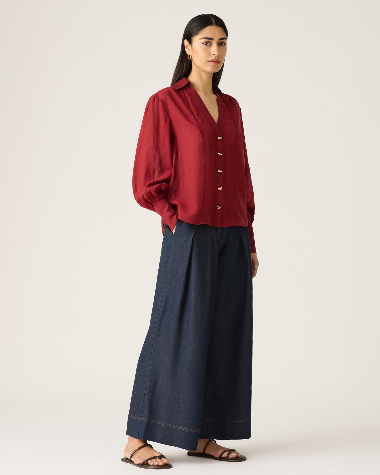 Mos the Label Astra Blouse - Wine