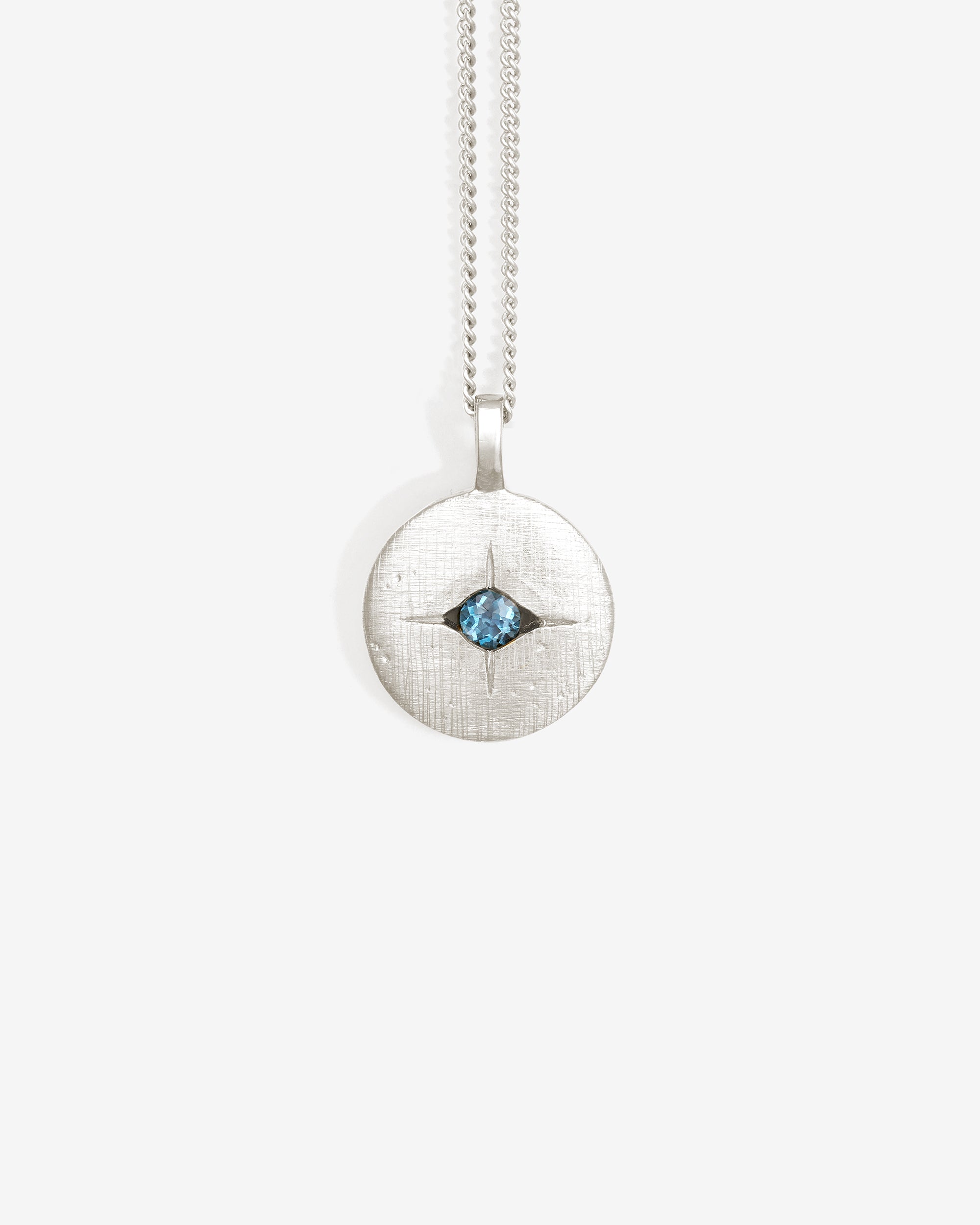 Mavi Eye Necklace - Sterling Silver