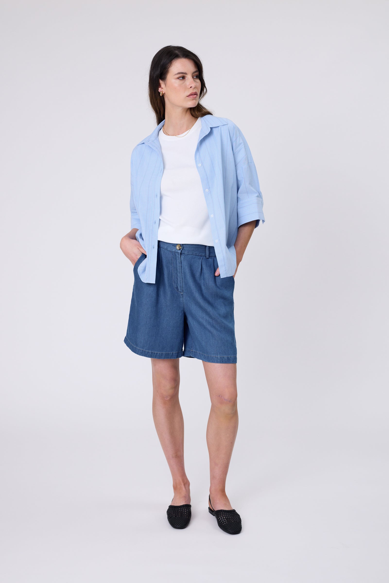 Shoreline Shirt - Blue Stripe