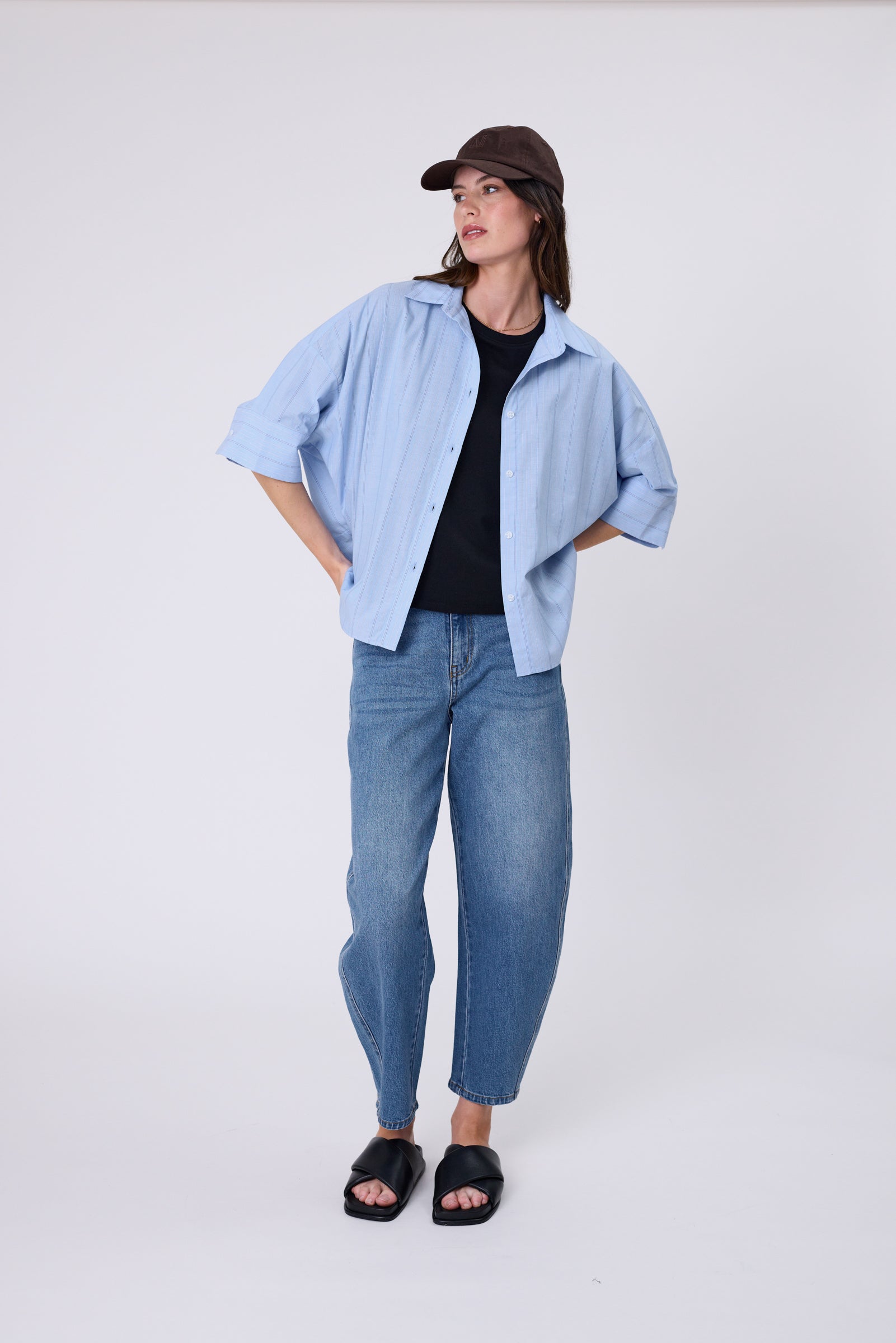 Shoreline Shirt - Blue Stripe