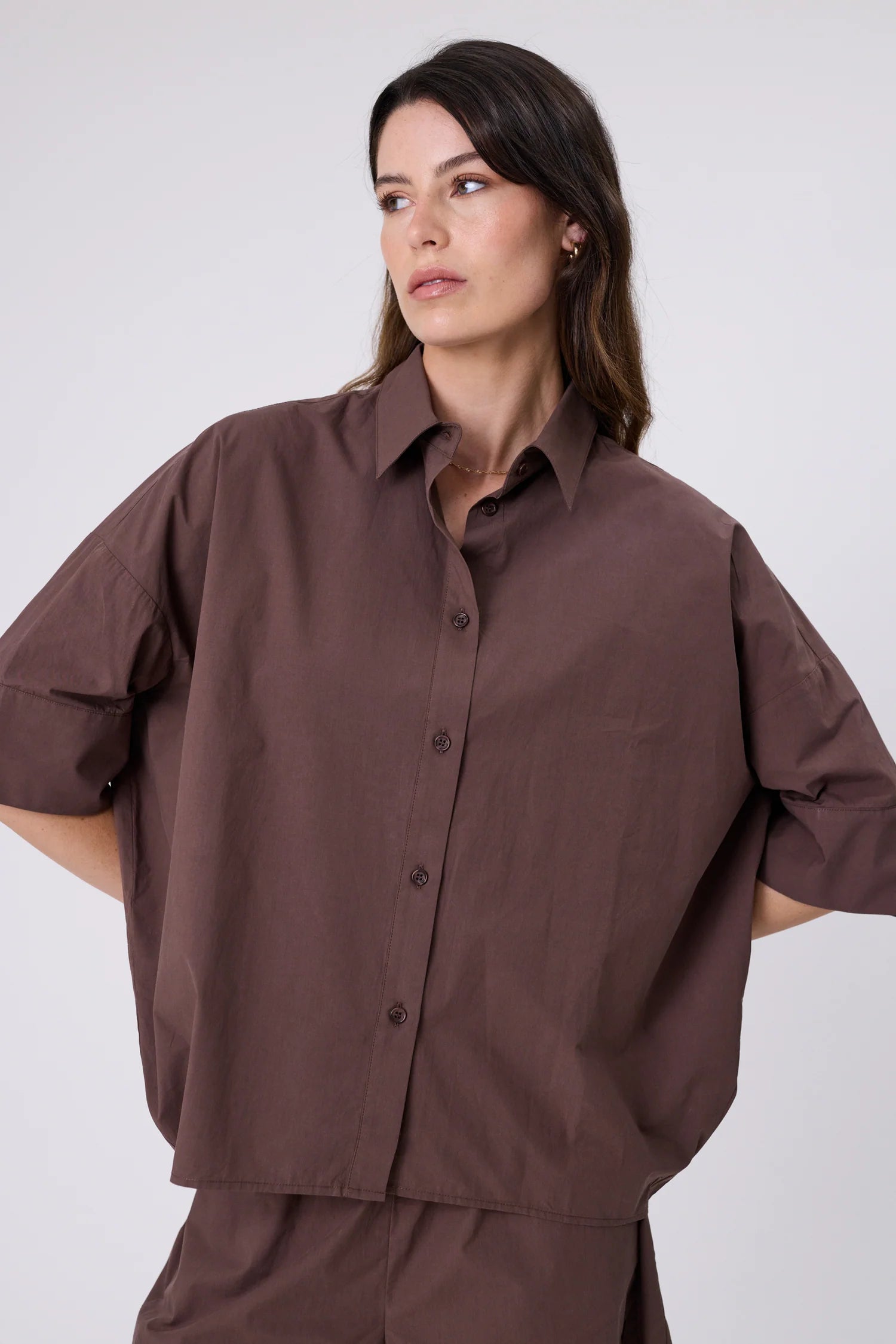 Shoreline Shirt - Carob